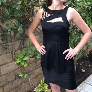 BCBG black cocktail dress